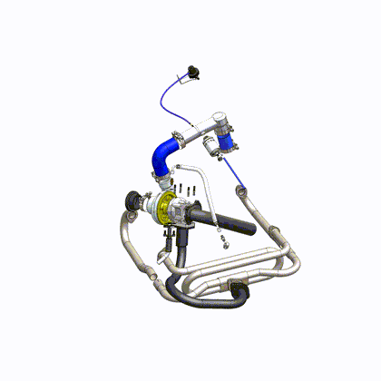 VW Beetle/Bug turbo kit for single carburetor for T2 turbochargers - Without turbo
