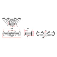 VW MKIII 8v T3 turbo manifold