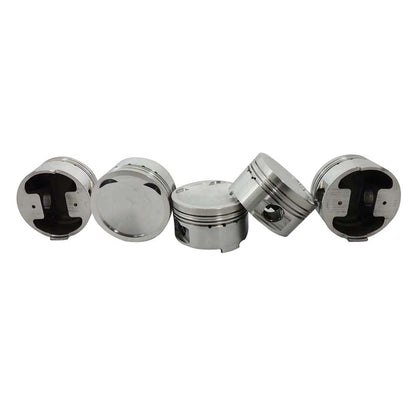 FORGED PISTON AND RINGS SET 83.5MM VW 2.5L JETTA MK5 5Cyl 07k + 144MM X 20MM HIGH PERFORMANCE STEEL BASIC CONNECTING ROD SET 3/8