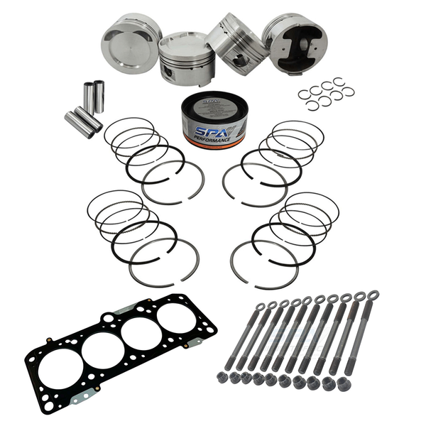 Forged piston and rings set 83mm VW 2.0L 16V ABF + Decompression