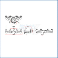 VW MKIV 2.0 T3 turbo manifold