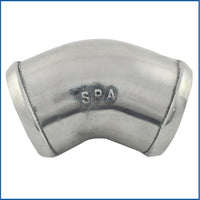 2.75†tight radius 45° elbow intake pipe