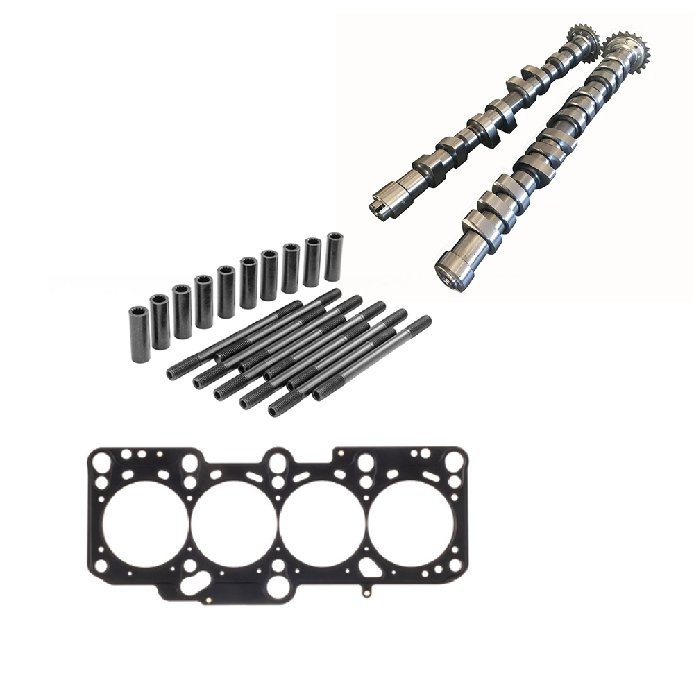 Cometic VW 1.8L 20V 1.68mm decompression MLS head gasket + FORGED HEAD STUDS - SET OF 10 UNITS + 252 / 260 High Performance Camshaft set