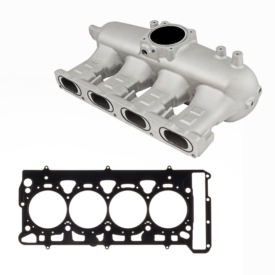 VW AUDI 2.0T FSI / 2.0 TSI aluminum intake manifold + Cylinder Head Gasket, 82.5mm Bore, Without Valvelift