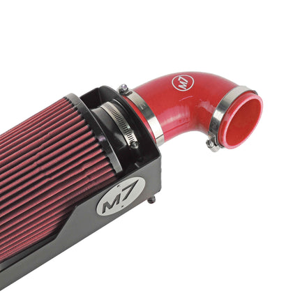M7 Speed MAXX-FLO R55S-R61S Air Intake System | Red Pleated Filter - Red Elbow