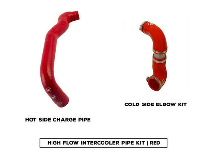 M7 Speed R56 MINI Cooper High Flow Intercooler Pipe Kit - Gen 2 MINI Cooper Turbocharged - Red