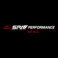 SPA Performance Windshield Banner Decal White Universal 47.24 x 4.50 in