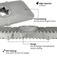 Super Slim Oil Sump 2.22 quarts (2.1L) for VW Aircooled Beetle Bug Dunebuggy - PRE SALE