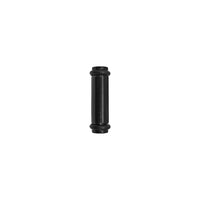 Billet EV14K (Compact) Aluminum Fuel Injector Block Off - 1 unit - Black