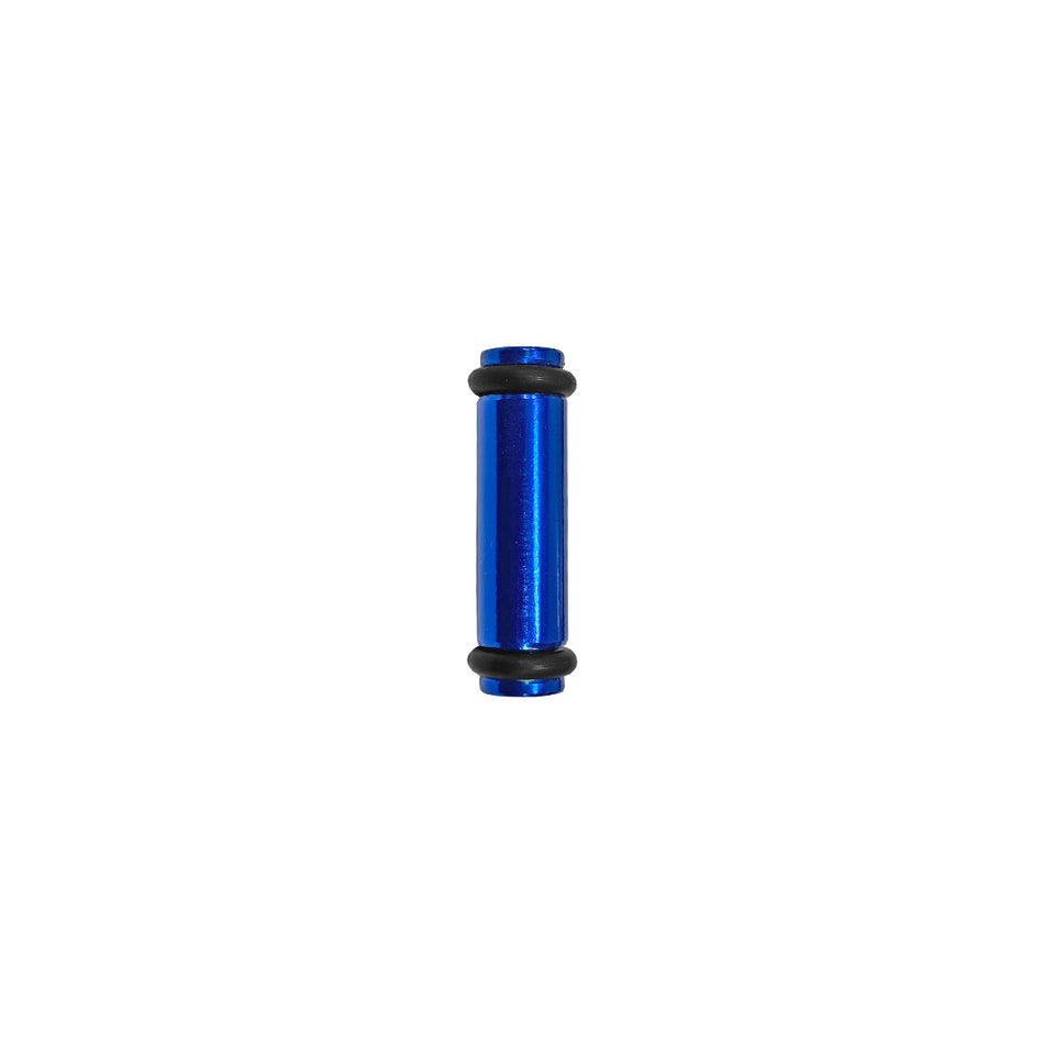 Billet EV14K (Compact) Aluminum Fuel Injector Block Off - 1 unit - Blue