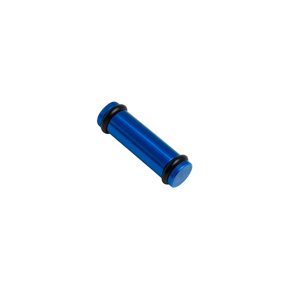 Billet EV14K (Compact) Aluminum Fuel Injector Block Off - 1 unit - Blue