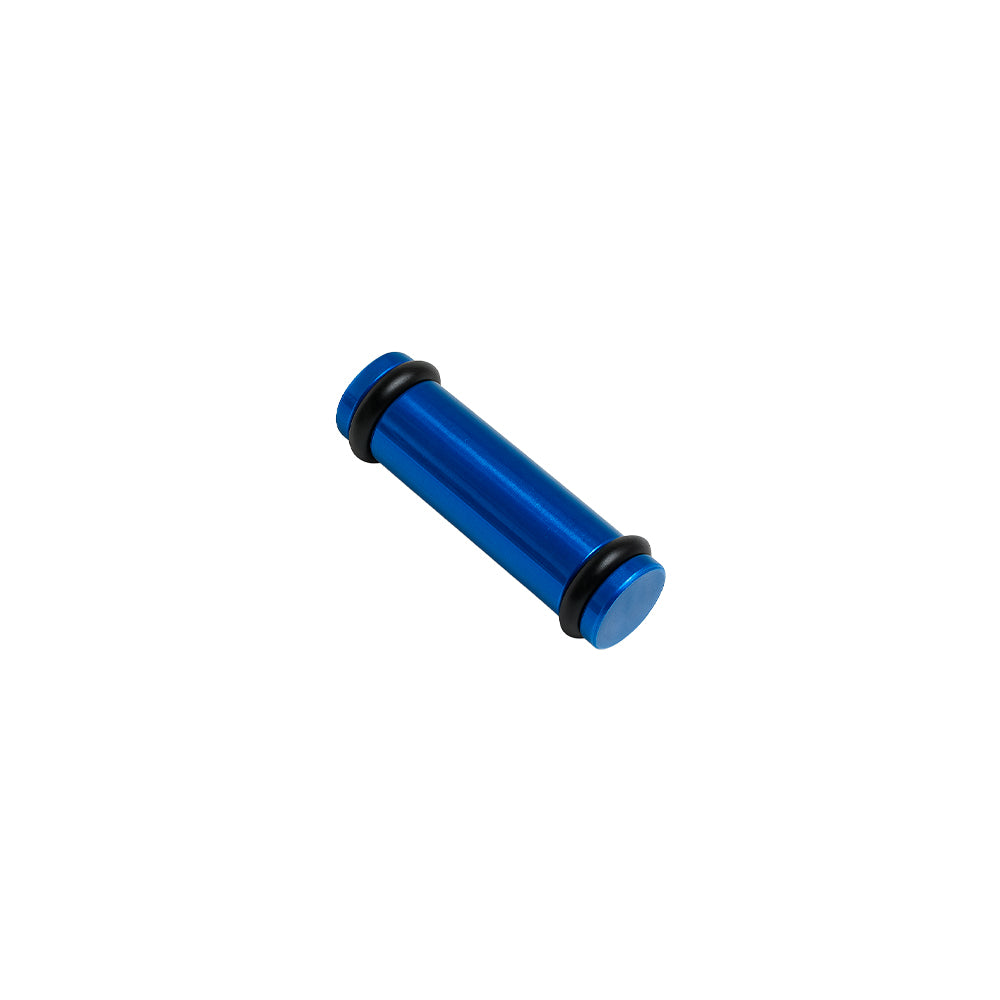Billet EV14K (Compact) Aluminum Fuel Injector Block Off - 1 unit - Blue