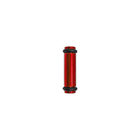 Billet EV14K (Compact) Aluminum Fuel Injector Block Off - 1 unit - Red