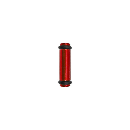 Billet EV14K (Compact) Aluminum Fuel Injector Block Off - 1 unit - Red