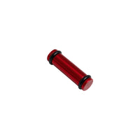 Billet EV14K (Compact) Aluminum Fuel Injector Block Off - 1 unit - Red