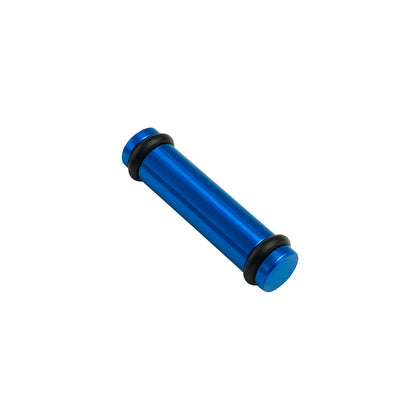 Billet EV14S (Standard) Aluminum Fuel Injector Block Off - 1 unit - Blue