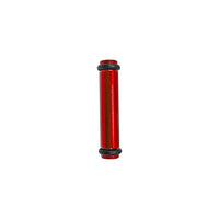 Billet EV14S (Standard) Aluminum Fuel Injector Block Off - 1 unit - Red