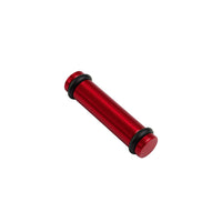 Billet EV14S (Standard) Aluminum Fuel Injector Block Off - 1 unit - Red