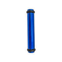 Billet EV14L (Long) Aluminum Fuel Injector Block Off - 1 unit - Blue