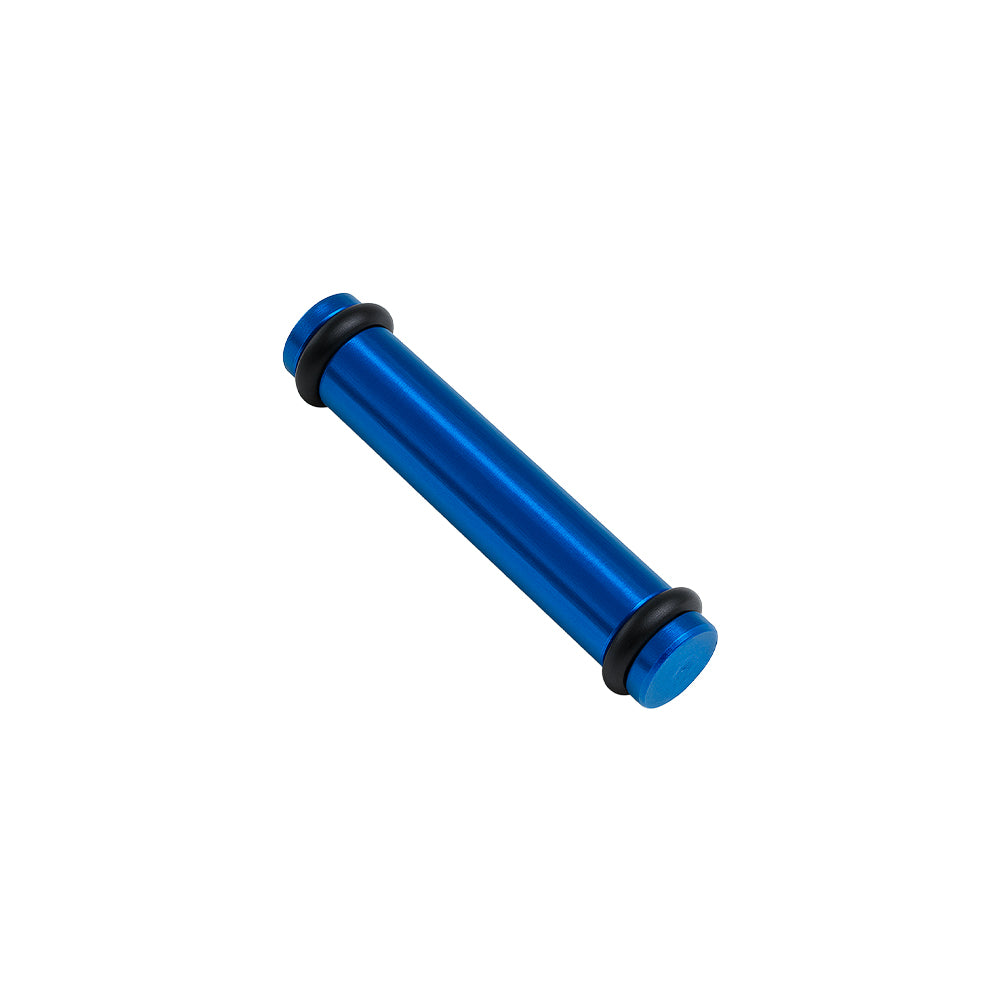 Billet EV14L (Long) Aluminum Fuel Injector Block Off - 1 unit - Blue
