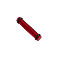 Billet EV14L (Long) Aluminum Fuel Injector Block Off - 1 unit - Red