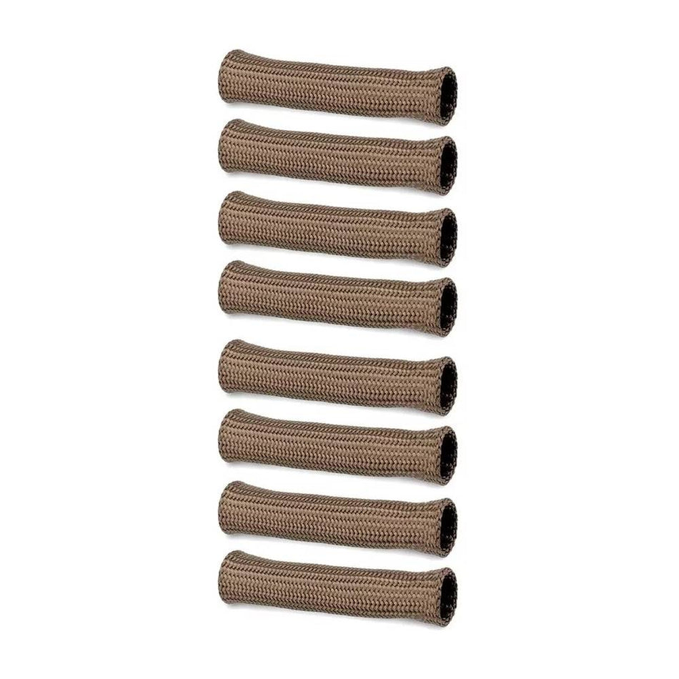 Titanium spark plug wire boots protector - 8 units set