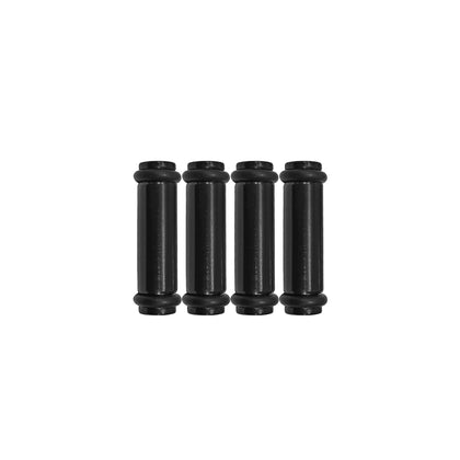 Billet EV14K (Compact) Aluminum Fuel Injector Block Off - 4 units - Black