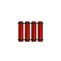 Billet EV14K (Compact) Aluminum Fuel Injector Block Off - 4 units - Red