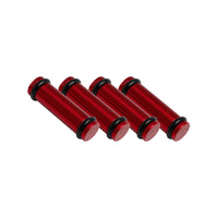 Billet EV14K (Compact) Aluminum Fuel Injector Block Off - 4 units - Red