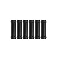 Billet EV14K (Compact) Aluminum Fuel Injector Block Off - 6 units - Black