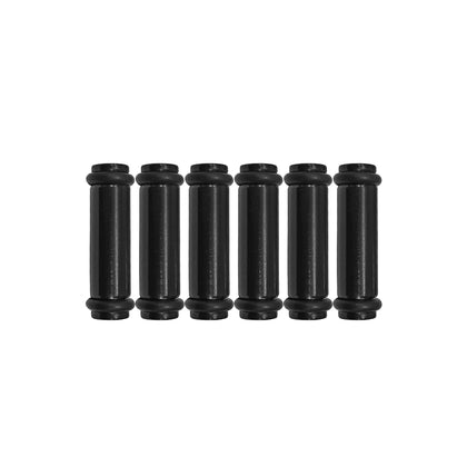 Billet EV14K (Compact) Aluminum Fuel Injector Block Off - 6 units - Black