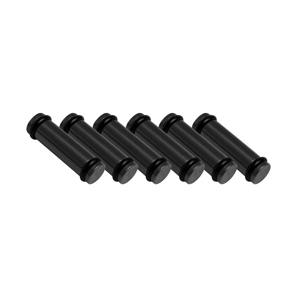 Billet EV14K (Compact) Aluminum Fuel Injector Block Off - 6 units - Black