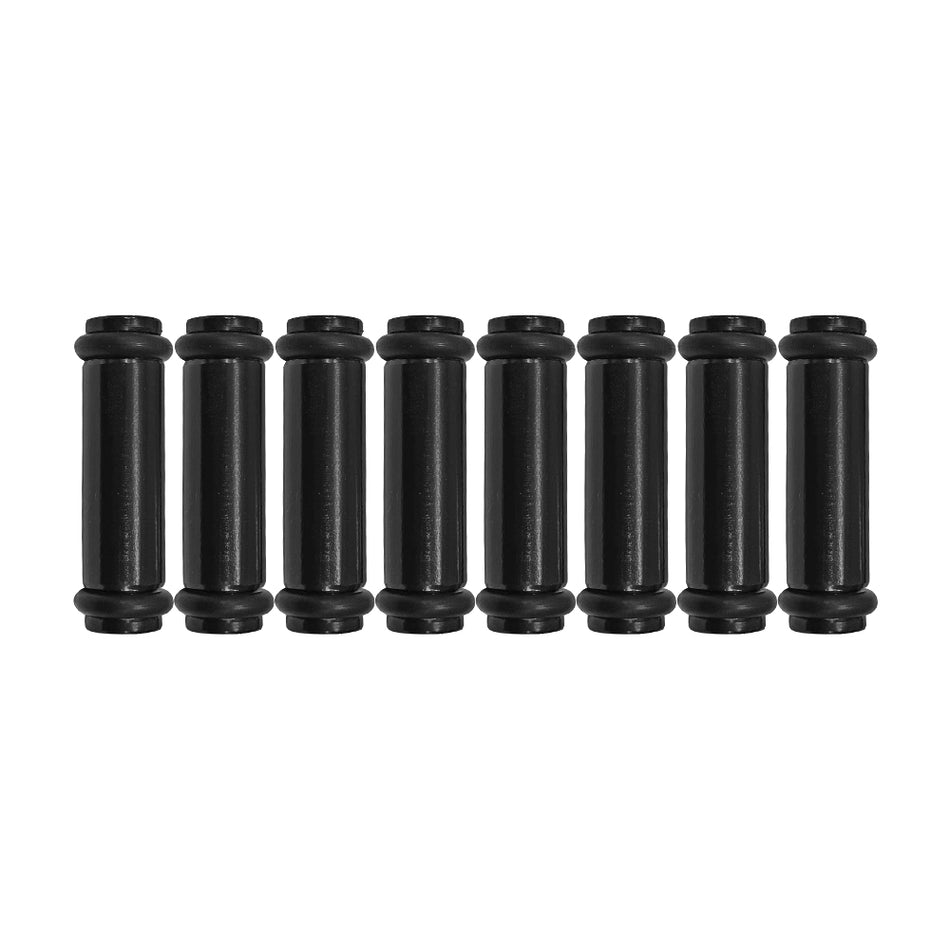 Billet EV14K (Compact) Aluminum Fuel Injector Block Off - 8 units - Black