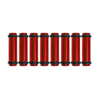 Billet EV14K (Compact) Aluminum Fuel Injector Block Off - 8 units - Red