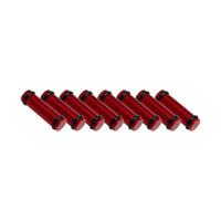 Billet EV14K (Compact) Aluminum Fuel Injector Block Off - 8 units - Red