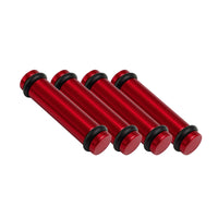 Billet EV14S (Standard) Aluminum Fuel Injector Block Off - 4 units - Red