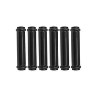 Billet EV14S (Standard) Aluminum Fuel Injector Block Off - 6 units - Black