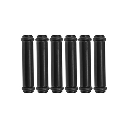 Billet EV14S (Standard) Aluminum Fuel Injector Block Off - 6 units - Black