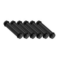 Billet EV14S (Standard) Aluminum Fuel Injector Block Off - 6 units - Black