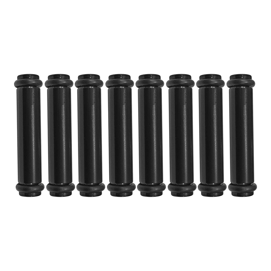 Billet EV14S (Standard) Aluminum Fuel Injector Block Off - 8 units - Black