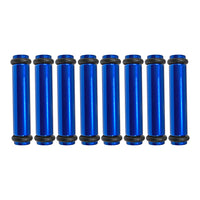 Billet EV14S (Standard) Aluminum Fuel Injector Block Off - 8 units - Blue