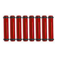 Billet EV14S (Standard) Aluminum Fuel Injector Block Off - 8 units - Red