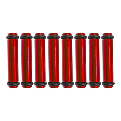 Billet EV14S (Standard) Aluminum Fuel Injector Block Off - 8 units - Red
