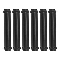 Billet EV14L (Long) Aluminum Fuel Injector Block Off - 6 units - Black