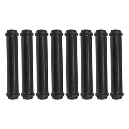 Billet EV14L (Long) Aluminum Fuel Injector Block Off - 8 units - Black