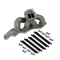 Ford Focus SE Duratec Twin scroll T3 turbo manifold 90 degree wastegate + Mazda Focus 2.0L 2.3L 2.5L Duratec HE 4 cylinder engine Head Stud Set with 10 units