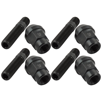 FORGED WHEEL STUD AND NUT COMPETITION TYPE 62mm M12x1.5 – Pack of 4