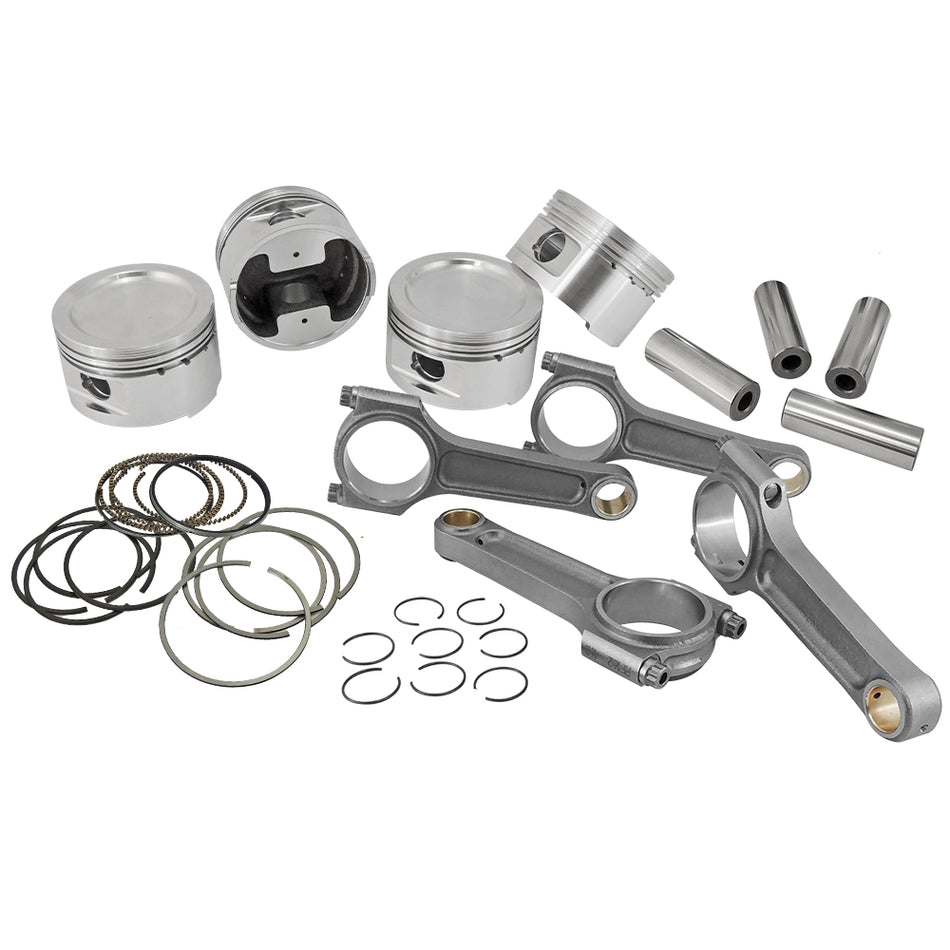 Forged piston and Connecting rod kit for C20NE 2.0L 8V (86mm) Chevy Euro