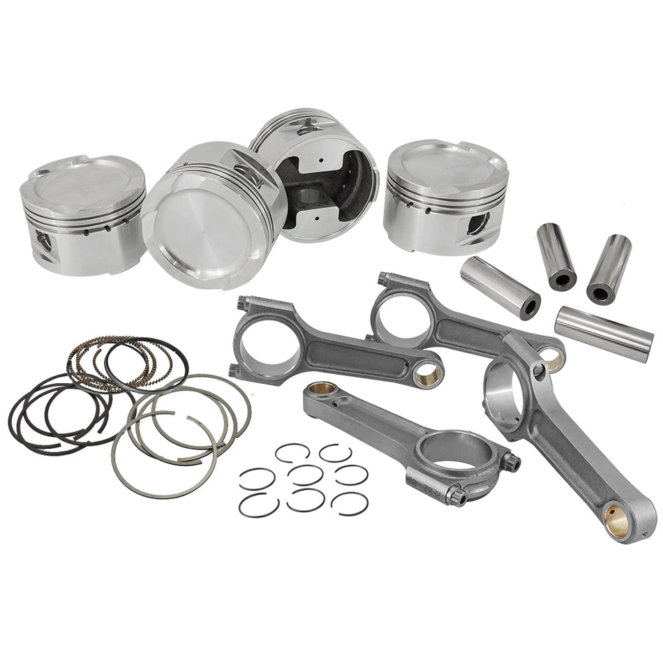 Forged piston and Connecting rod kit for X20XEV / C20XE 2.0L 16V (86.5mm) Chevy Euro