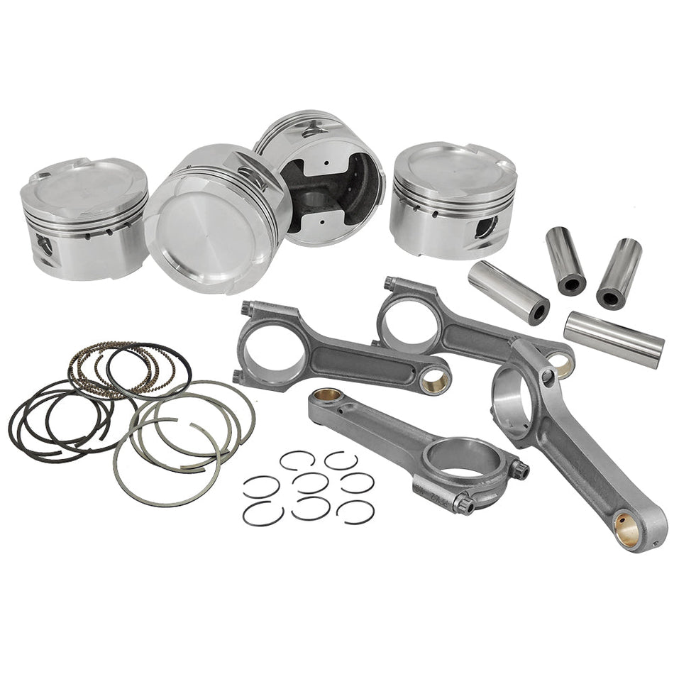 Forged piston and Connecting rod kit for X20XEV / C20XE 2.0L 16V (86mm) Chevy Euro
